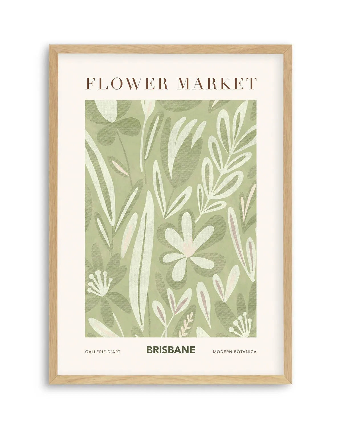 Flower Market Brisbane Art Print from Olive et Oriel where you can shop wallpaper and artworks online
