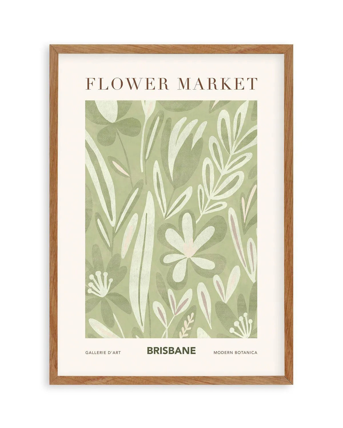 Flower Market Brisbane Art Print from Olive et Oriel where you can shop wallpaper and artworks online