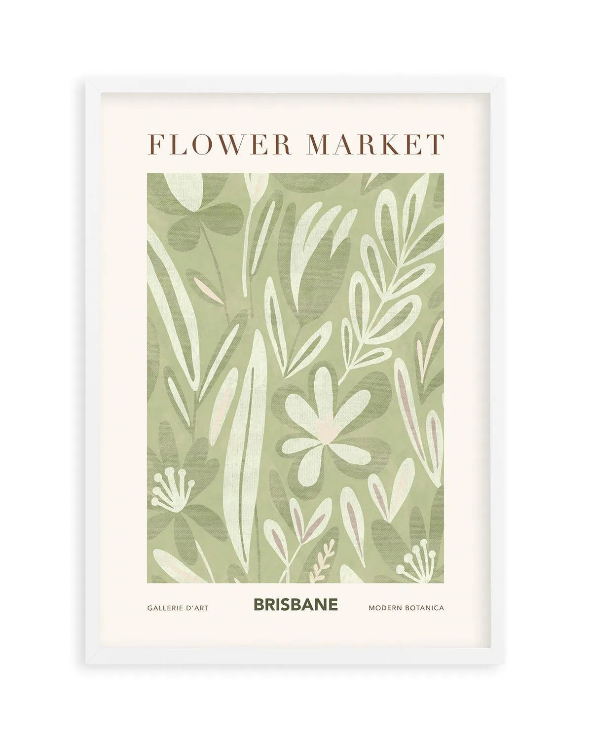 Flower Market Brisbane Art Print from Olive et Oriel where you can shop wallpaper and artworks online