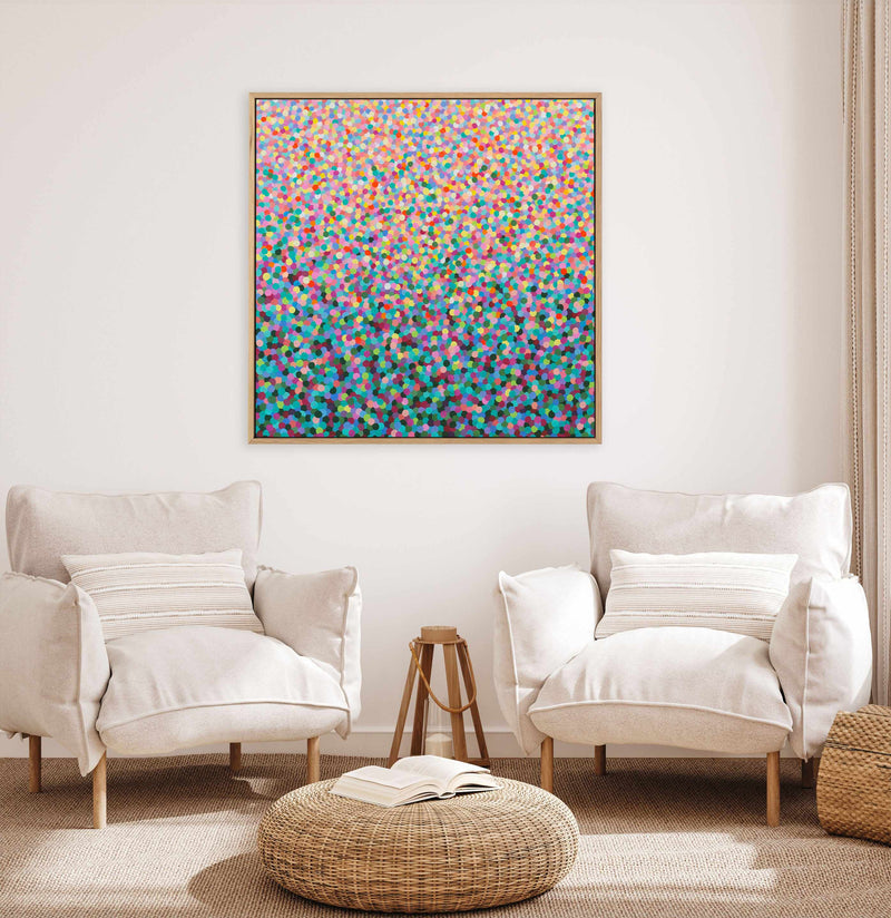 Flowers by Katherine Spiller | Framed Canvas Art Print from Olive et Oriel where you can shop wallpaper and artworks online