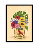 Flowers In a Vintage Coffee Can by Raissa Oltmanns | Art Print