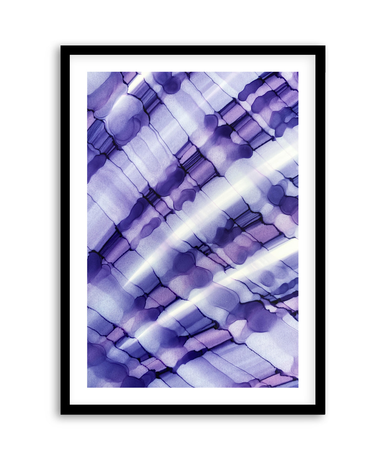 Flowing Purple Pattern by Tara Mann | Art Print