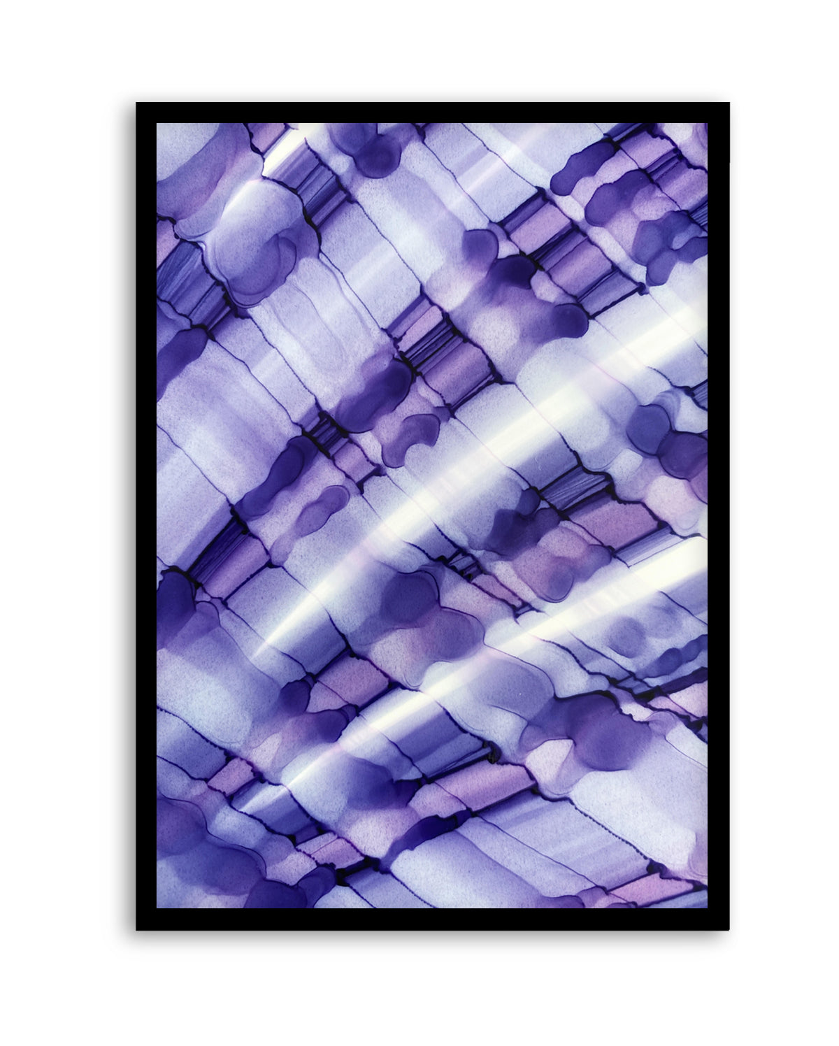 Flowing Purple Pattern by Tara Mann | Art Print