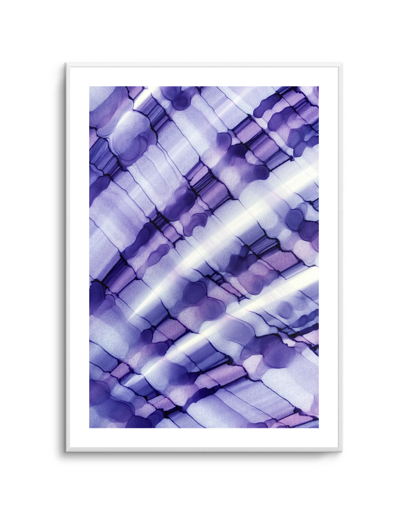 Flowing Purple Pattern by Tara Mann | Art Print