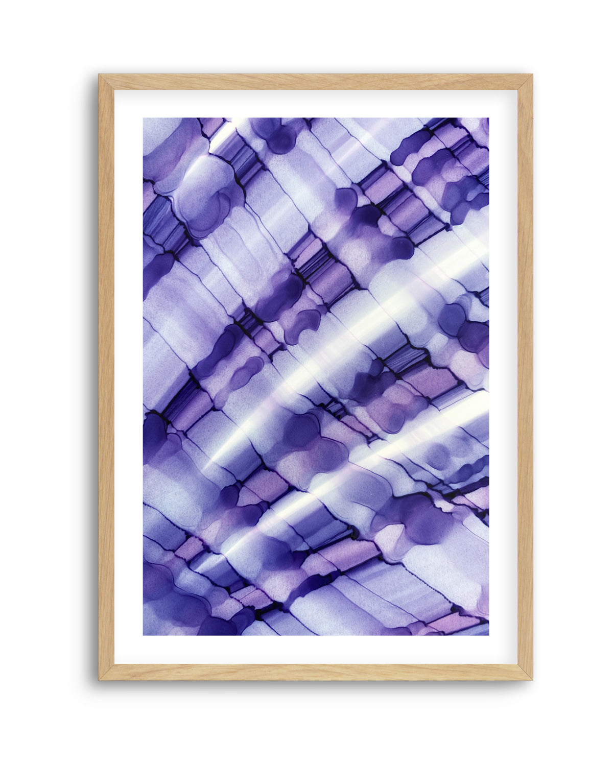 Flowing Purple Pattern by Tara Mann | Art Print