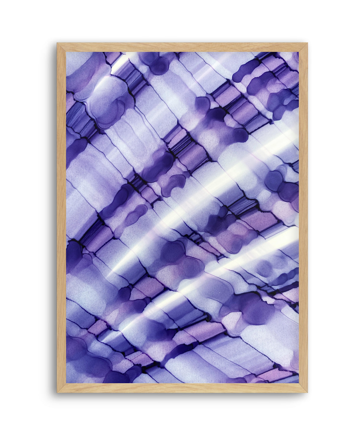 Flowing Purple Pattern by Tara Mann | Art Print