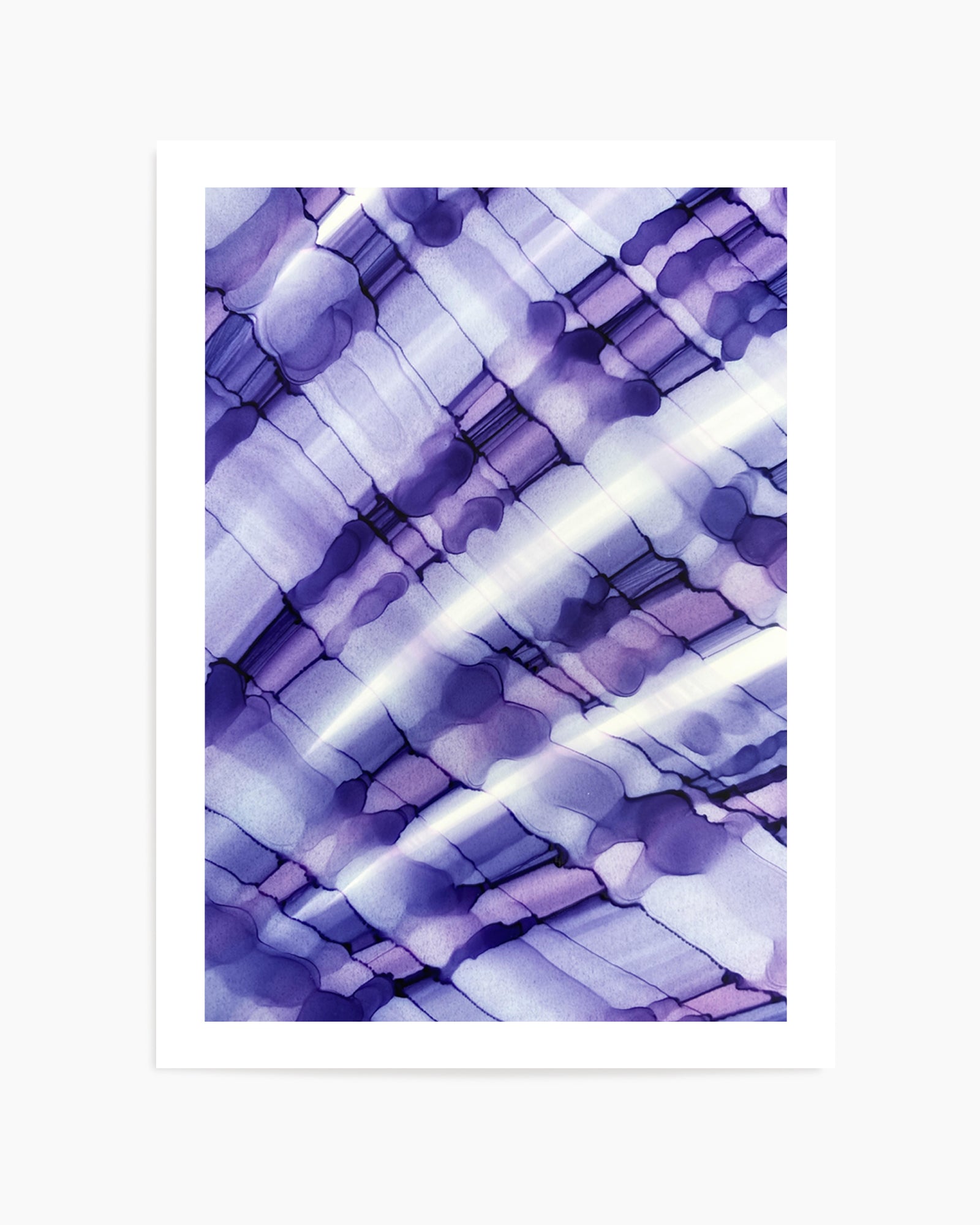 Flowing Purple Pattern by Tara Mann | Art Print