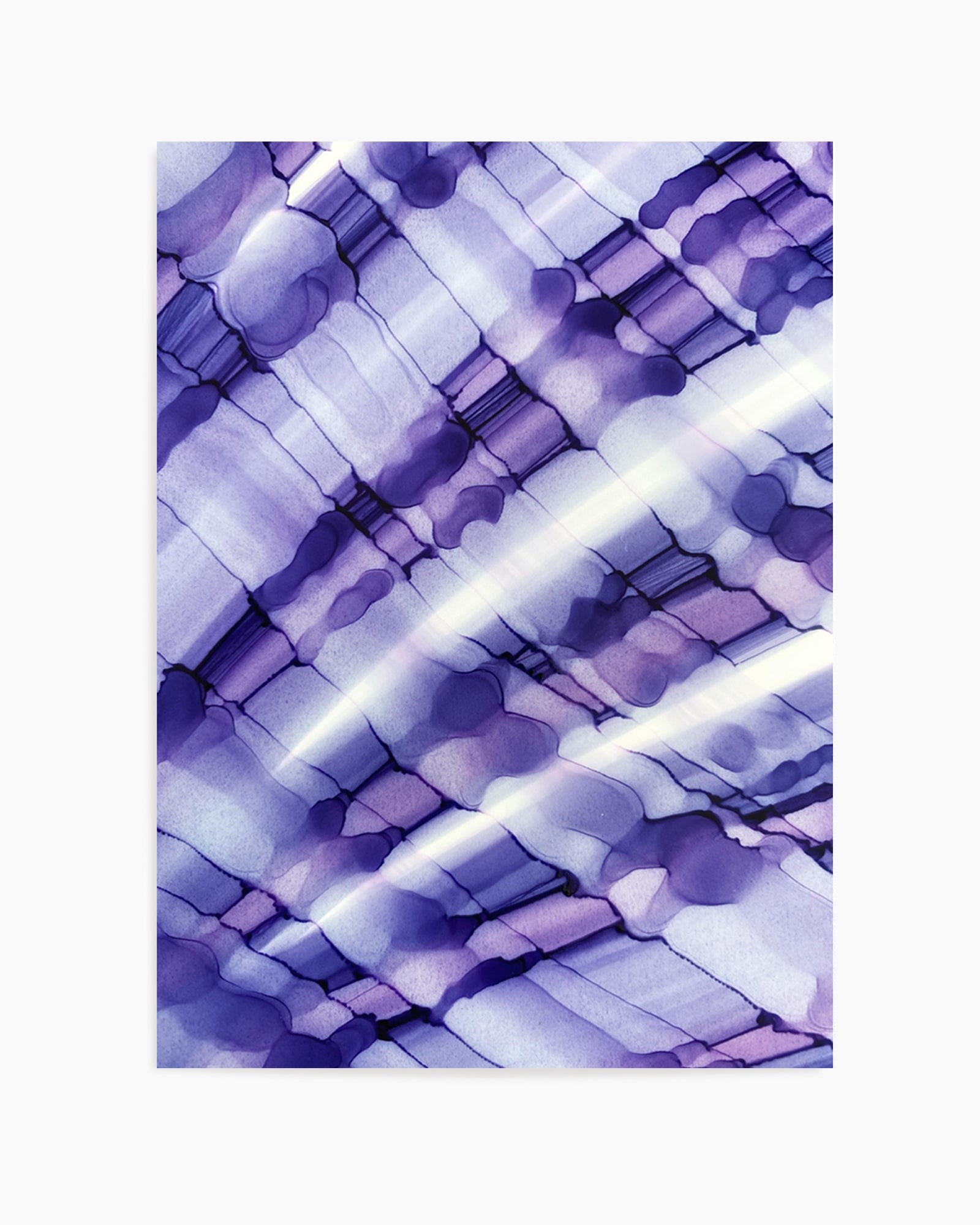 Flowing Purple Pattern by Tara Mann | Art Print