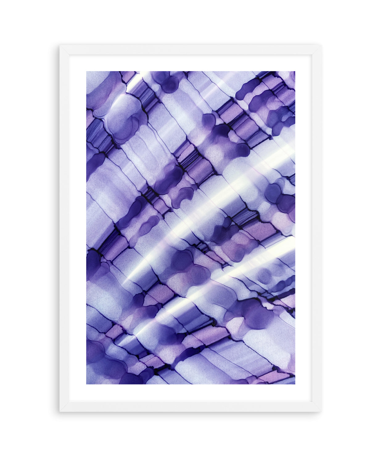Flowing Purple Pattern by Tara Mann | Art Print