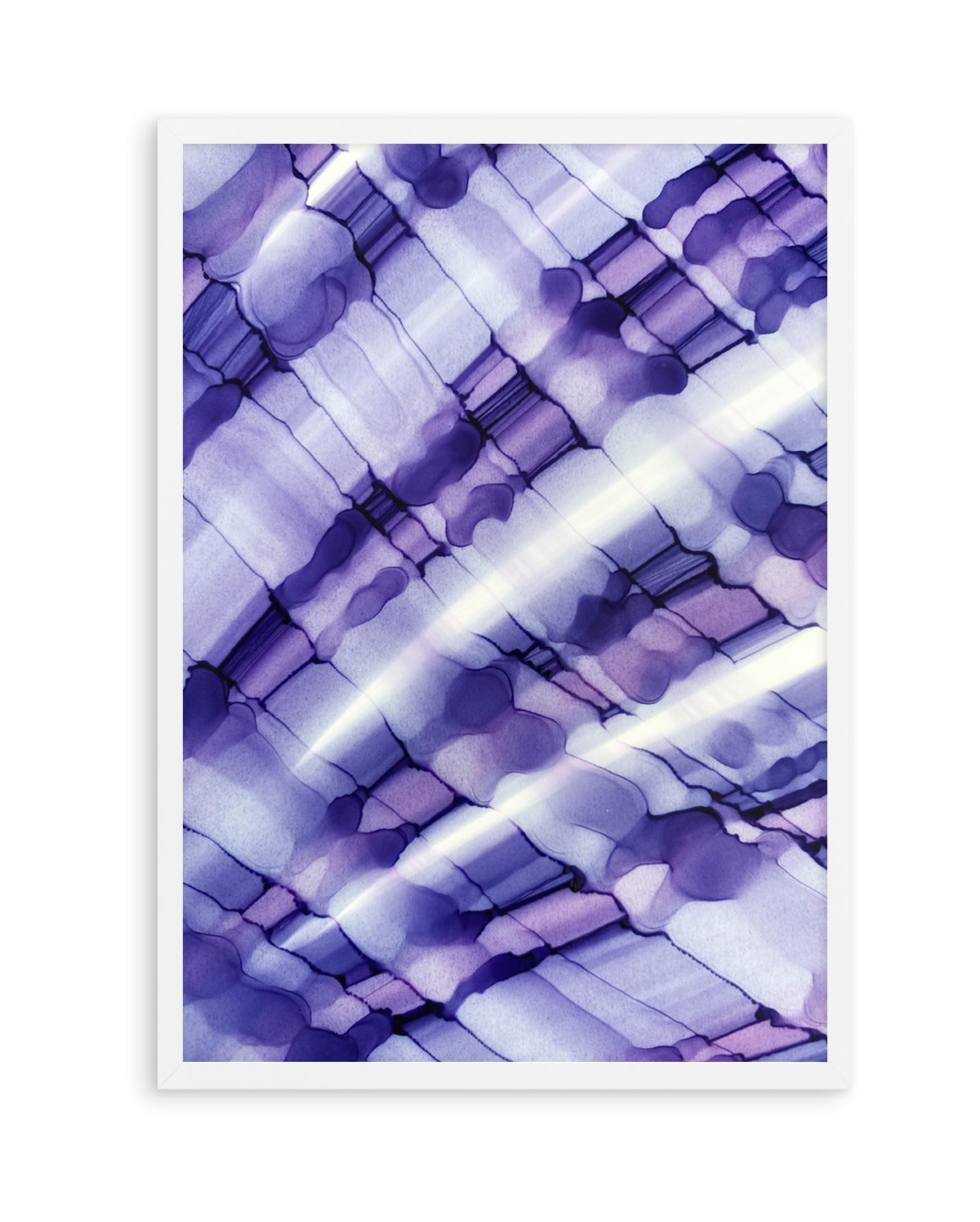 Flowing Purple Pattern by Tara Mann | Art Print