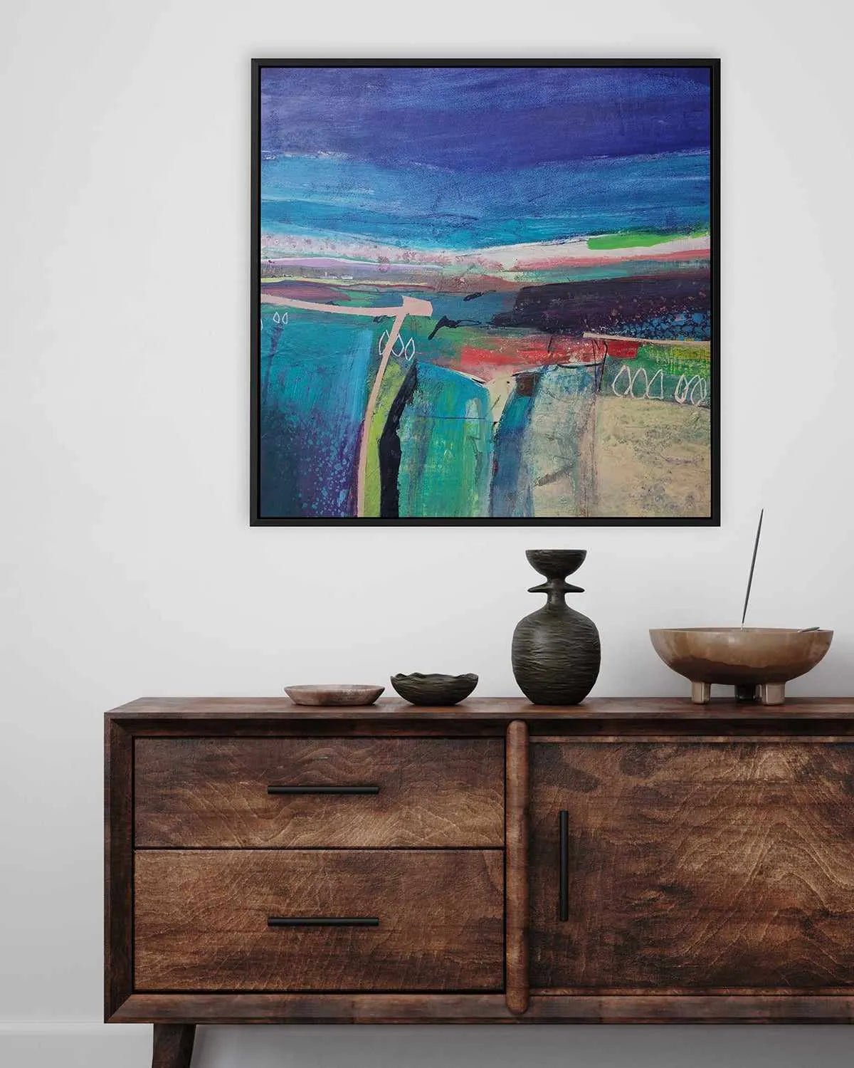 Flying Low III by Andrew Kinmont | Framed Canvas Art Print from Olive et Oriel where you can shop wallpaper and artworks online