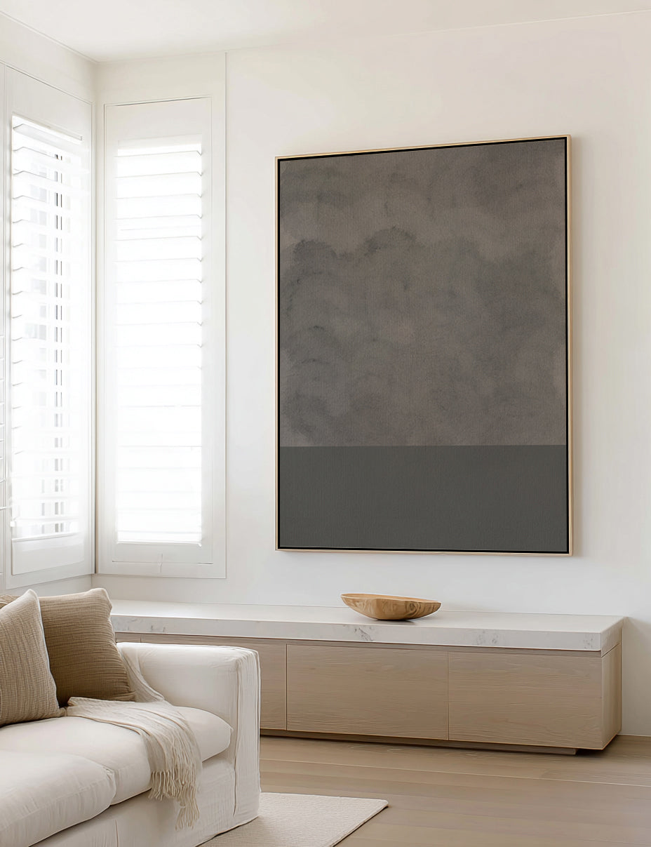 Fog by Shatha Al Dafai | Framed Canvas Art Print