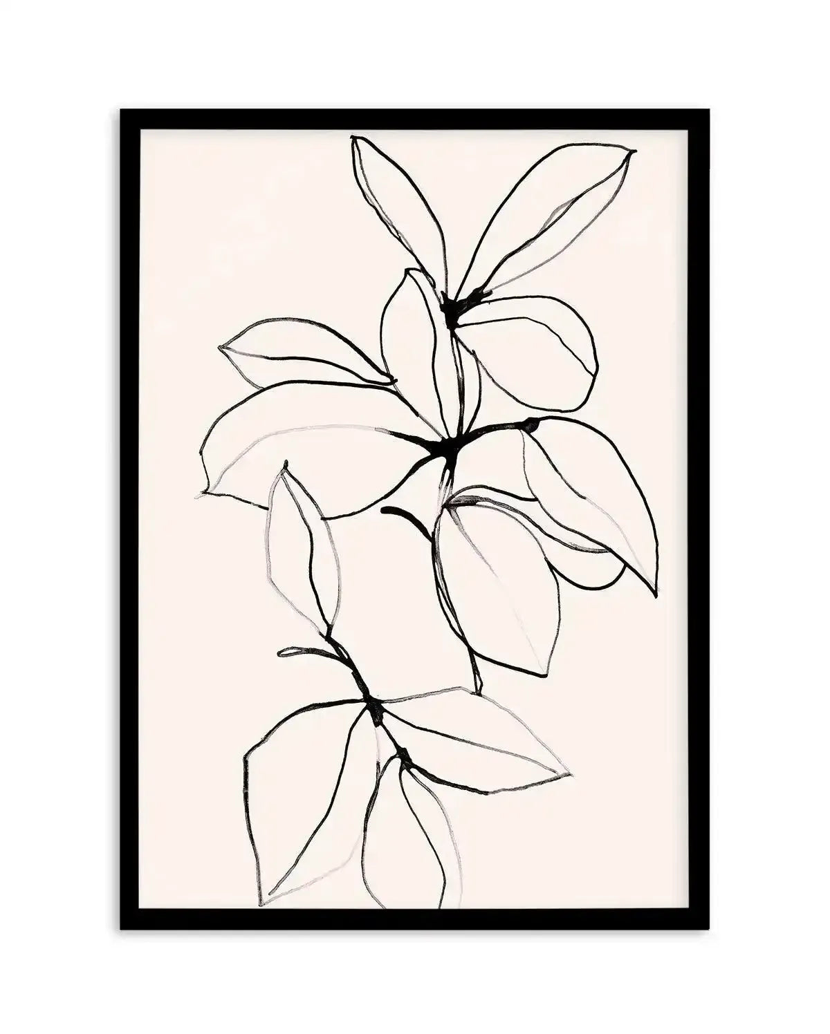 Foliage by Leigh Viner Art Print-PRINT-Olive et Oriel-Leigh Viner-A5 | 5.8" x 8.3" | 14.8 x 21cm-Black-With White Border-Buy-Australian-Art-Prints-Online-with-Olive-et-Oriel-Your-Artwork-Specialists-Austrailia-Decorate-With-Coastal-Photo-Wall-Art-Prints-From-Our-Beach-House-Artwork-Collection-Fine-Poster-and-Framed-Artwork