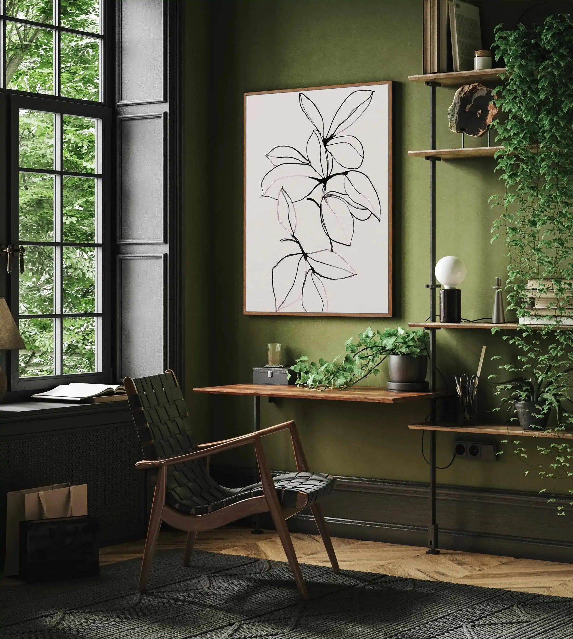 Foliage by Leigh Viner | Framed Canvas-CANVAS-You can shop wall art online with Olive et Oriel for everything from abstract art to fun kids wall art. Our beautiful modern art prints and canvas art are available from large canvas prints to wall art paintings and our proudly Australian artwork collection offers only the highest quality framed large wall art and canvas art Australia - You can buy fashion photography prints or Hampton print posters and paintings on canvas from Olive et Oriel and hav