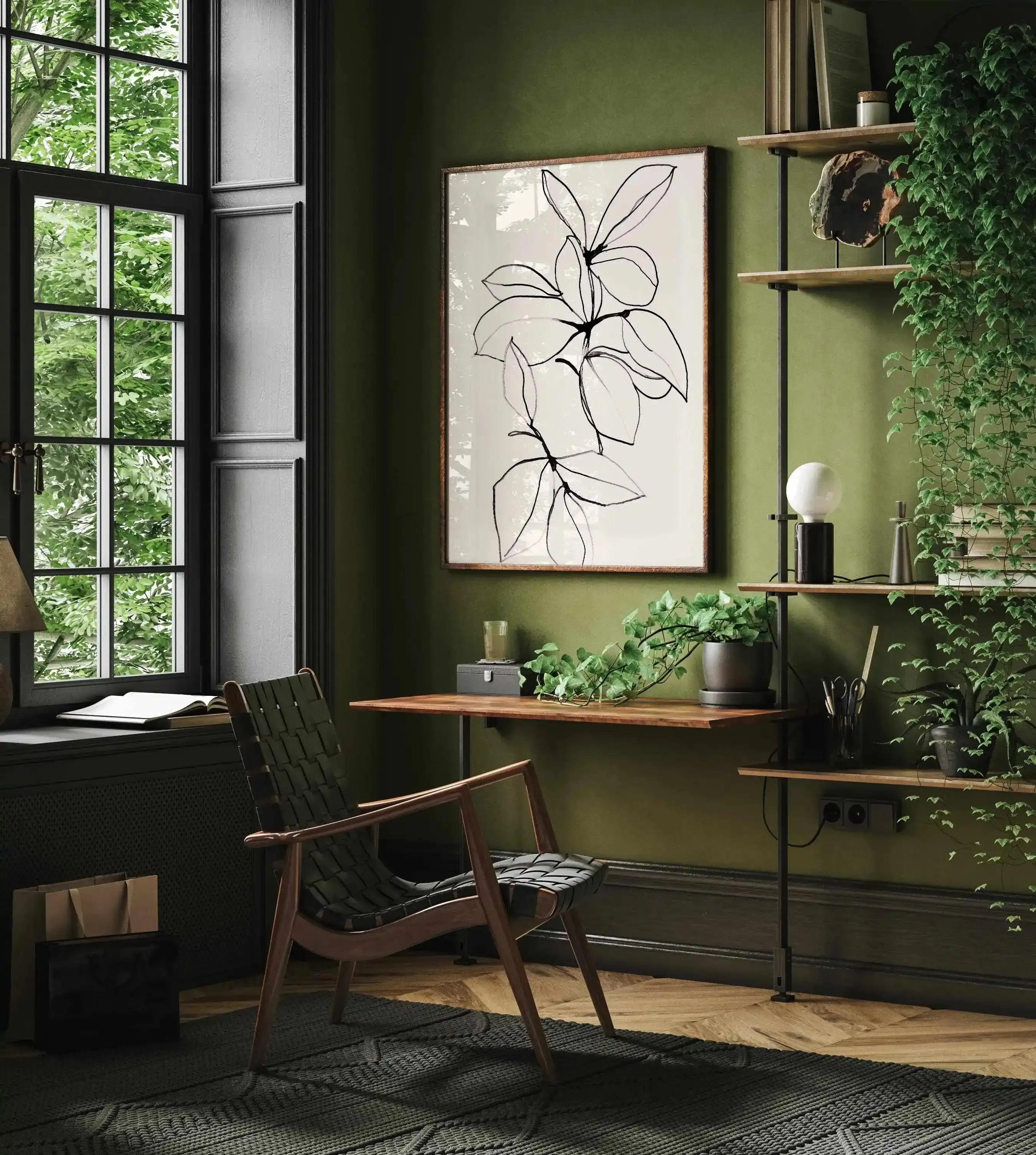 Foliage by Leigh Viner Art Print-PRINT-Olive et Oriel-Leigh Viner-Buy-Australian-Art-Prints-Online-with-Olive-et-Oriel-Your-Artwork-Specialists-Austrailia-Decorate-With-Coastal-Photo-Wall-Art-Prints-From-Our-Beach-House-Artwork-Collection-Fine-Poster-and-Framed-Artwork