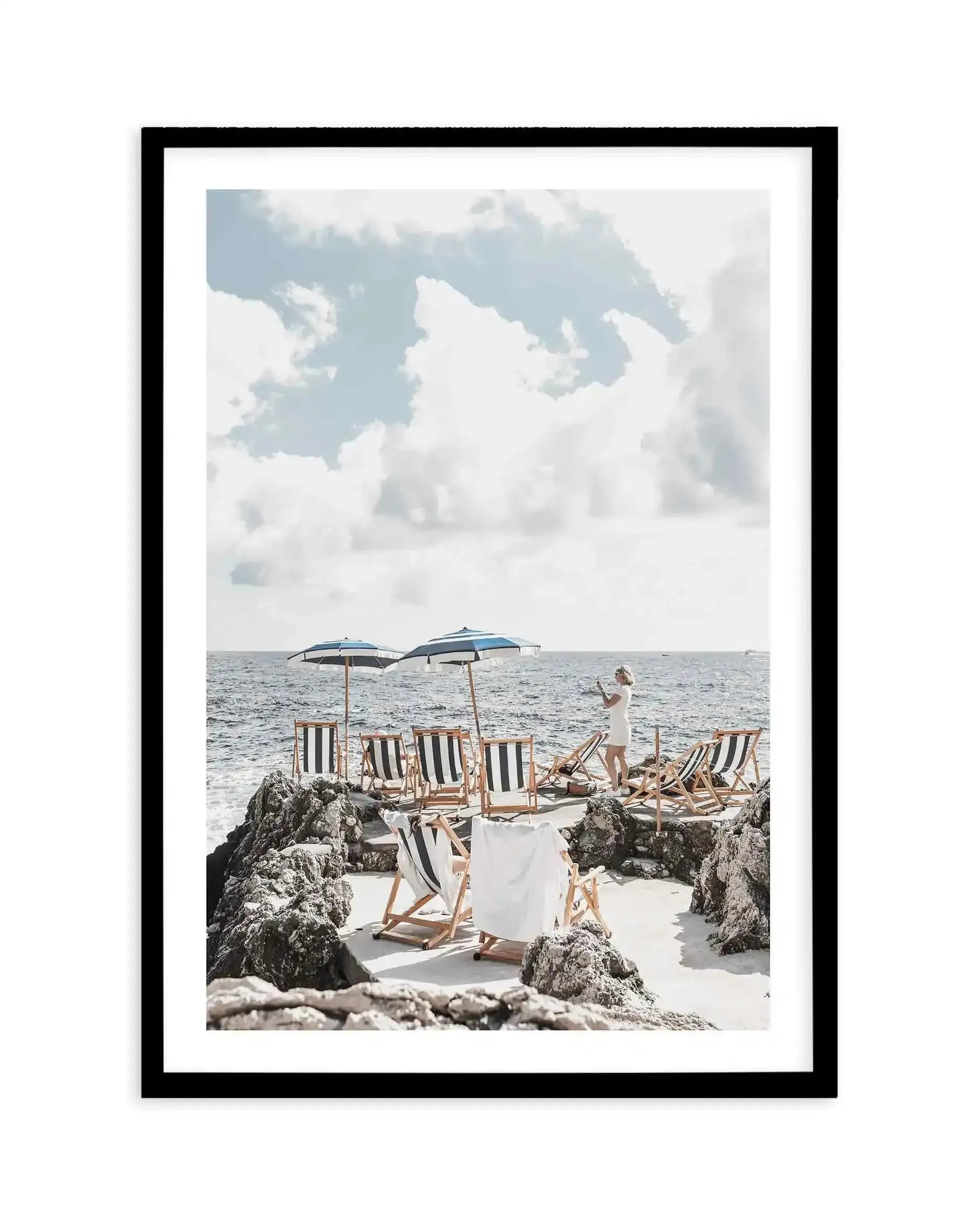 Fontelina Days Art Print-PRINT-Olive et Oriel-Olive et Oriel-A5 | 5.8" x 8.3" | 14.8 x 21cm-Black-With White Border-Buy-Australian-Art-Prints-Online-with-Olive-et-Oriel-Your-Artwork-Specialists-Austrailia-Decorate-With-Coastal-Photo-Wall-Art-Prints-From-Our-Beach-House-Artwork-Collection-Fine-Poster-and-Framed-Artwork