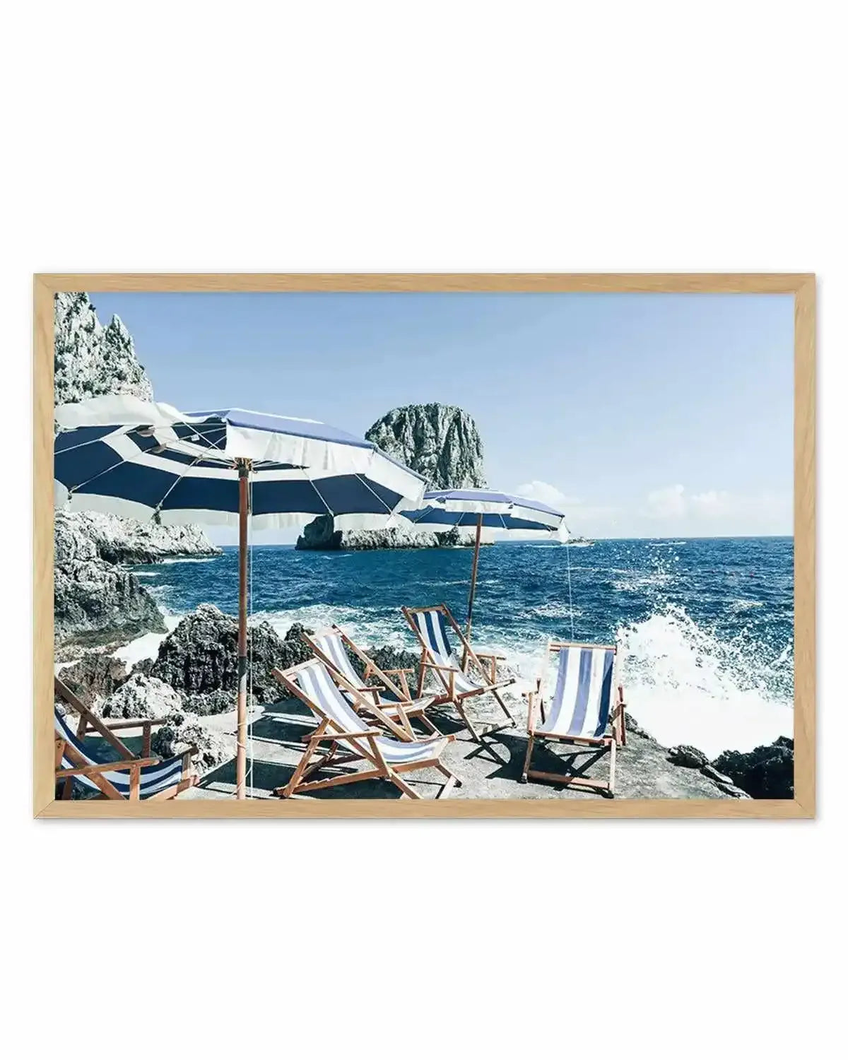 Fontelina In The Sun | Capri Art Print from Olive et Oriel where you can shop wallpaper and artworks online