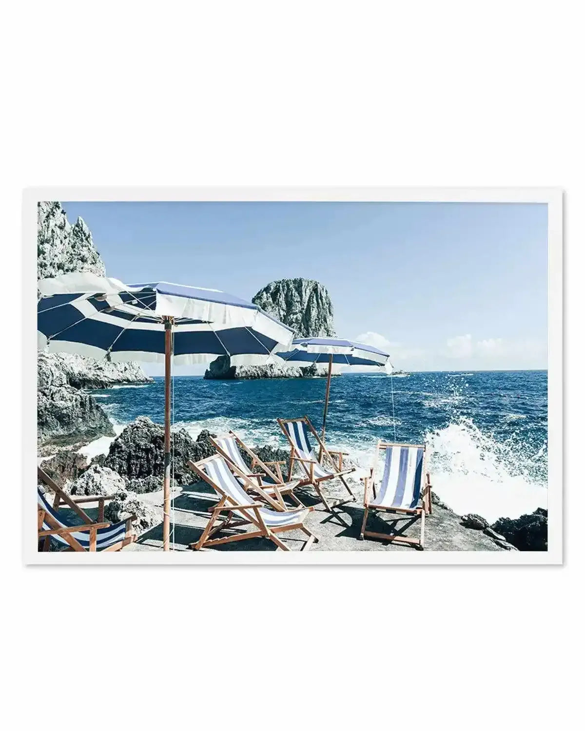 Fontelina In The Sun | Capri Art Print from Olive et Oriel where you can shop wallpaper and artworks online