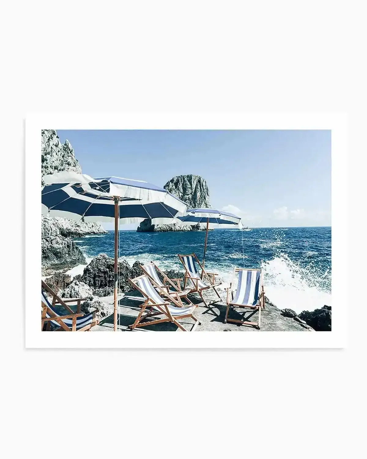Fontelina In The Sun | Capri Art Print from Olive et Oriel where you can shop wallpaper and artworks online