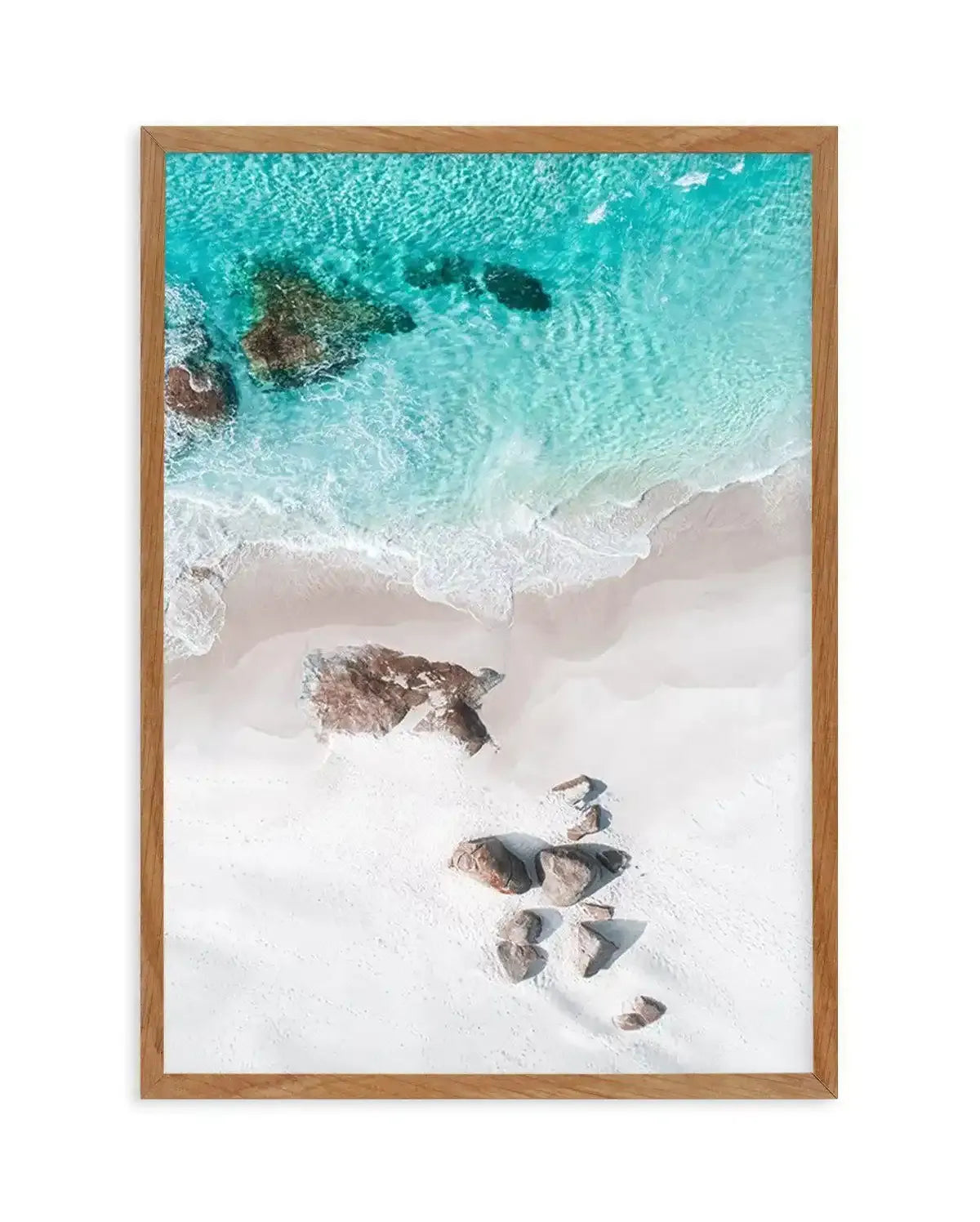 Footprints in the Sand | Lights Beach, Denmark Art Print-PRINT-Olive et Oriel-Olive et Oriel-A5 | 5.8" x 8.3" | 14.8 x 21cm-Oak-With White Border-Buy-Australian-Art-Prints-Online-with-Olive-et-Oriel-Your-Artwork-Specialists-Austrailia-Decorate-With-Coastal-Photo-Wall-Art-Prints-From-Our-Beach-House-Artwork-Collection-Fine-Poster-and-Framed-Artwork