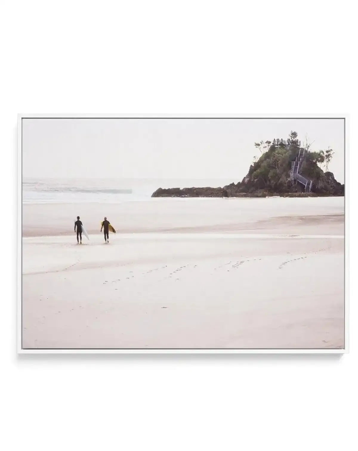 Footprints in the Sand, The Pass | Framed Canvas-CANVAS-You can shop wall art online with Olive et Oriel for everything from abstract art to fun kids wall art. Our beautiful modern art prints and canvas art are available from large canvas prints to wall art paintings and our proudly Australian artwork collection offers only the highest quality framed large wall art and canvas art Australia - You can buy fashion photography prints or Hampton print posters and paintings on canvas from Olive et Ori