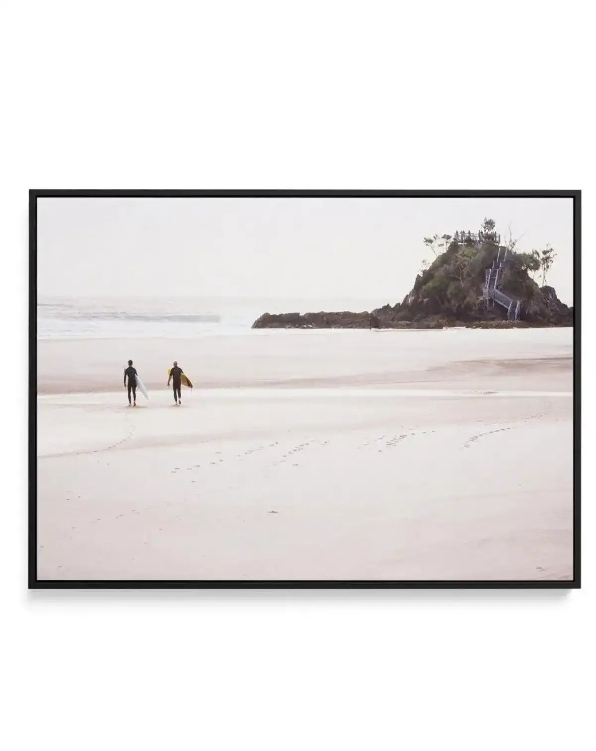 Footprints in the Sand, The Pass | Framed Canvas-CANVAS-You can shop wall art online with Olive et Oriel for everything from abstract art to fun kids wall art. Our beautiful modern art prints and canvas art are available from large canvas prints to wall art paintings and our proudly Australian artwork collection offers only the highest quality framed large wall art and canvas art Australia - You can buy fashion photography prints or Hampton print posters and paintings on canvas from Olive et Ori