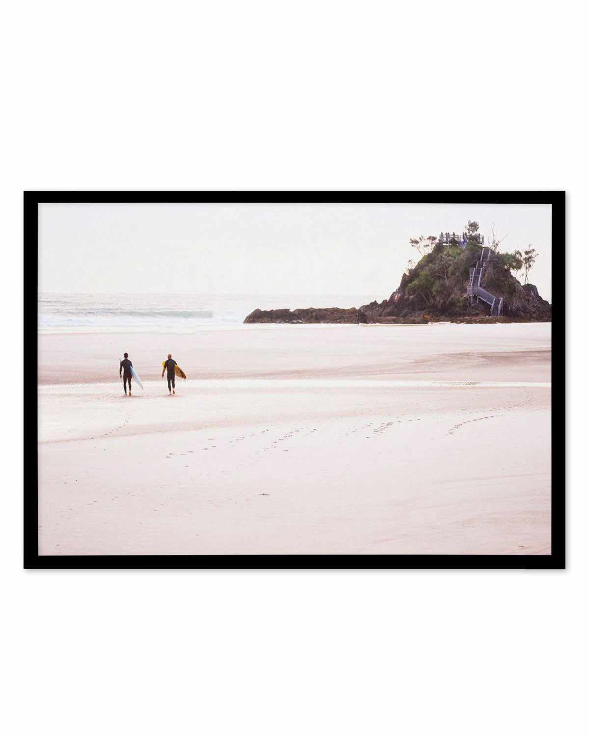 Footprints in the Sand, The Pass Art Print