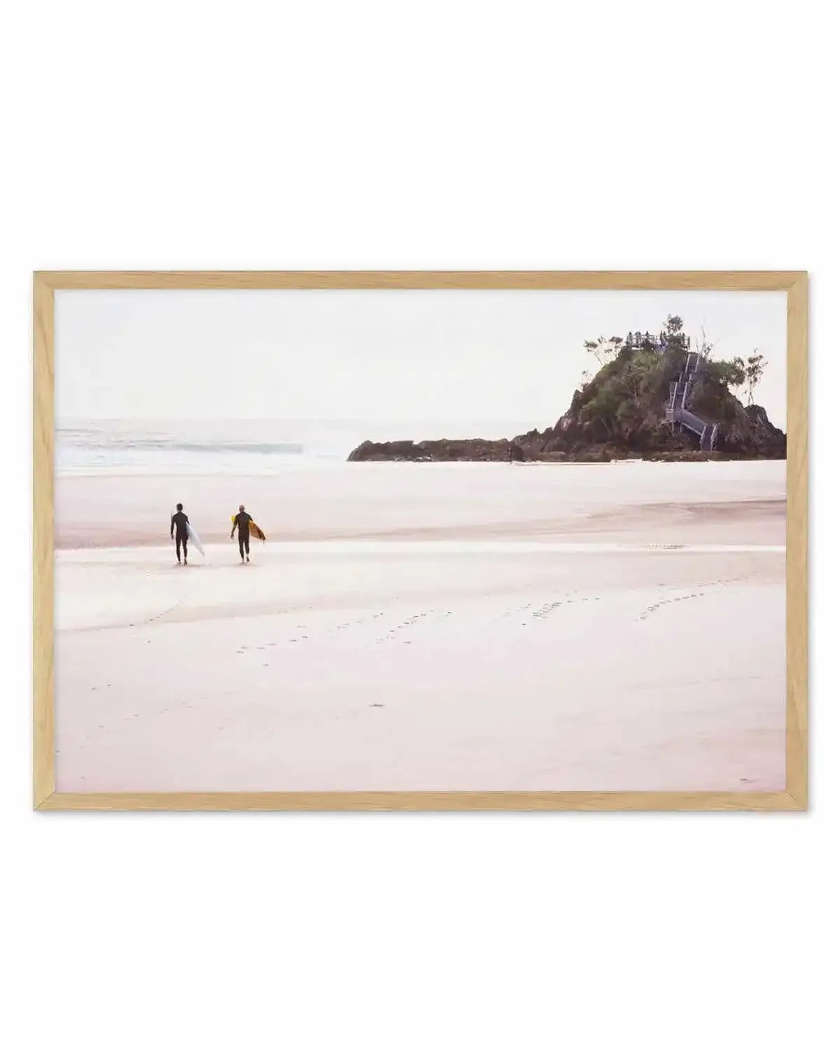 Footprints in the Sand, The Pass Art Print from Olive et Oriel where you can shop wallpaper and artworks online