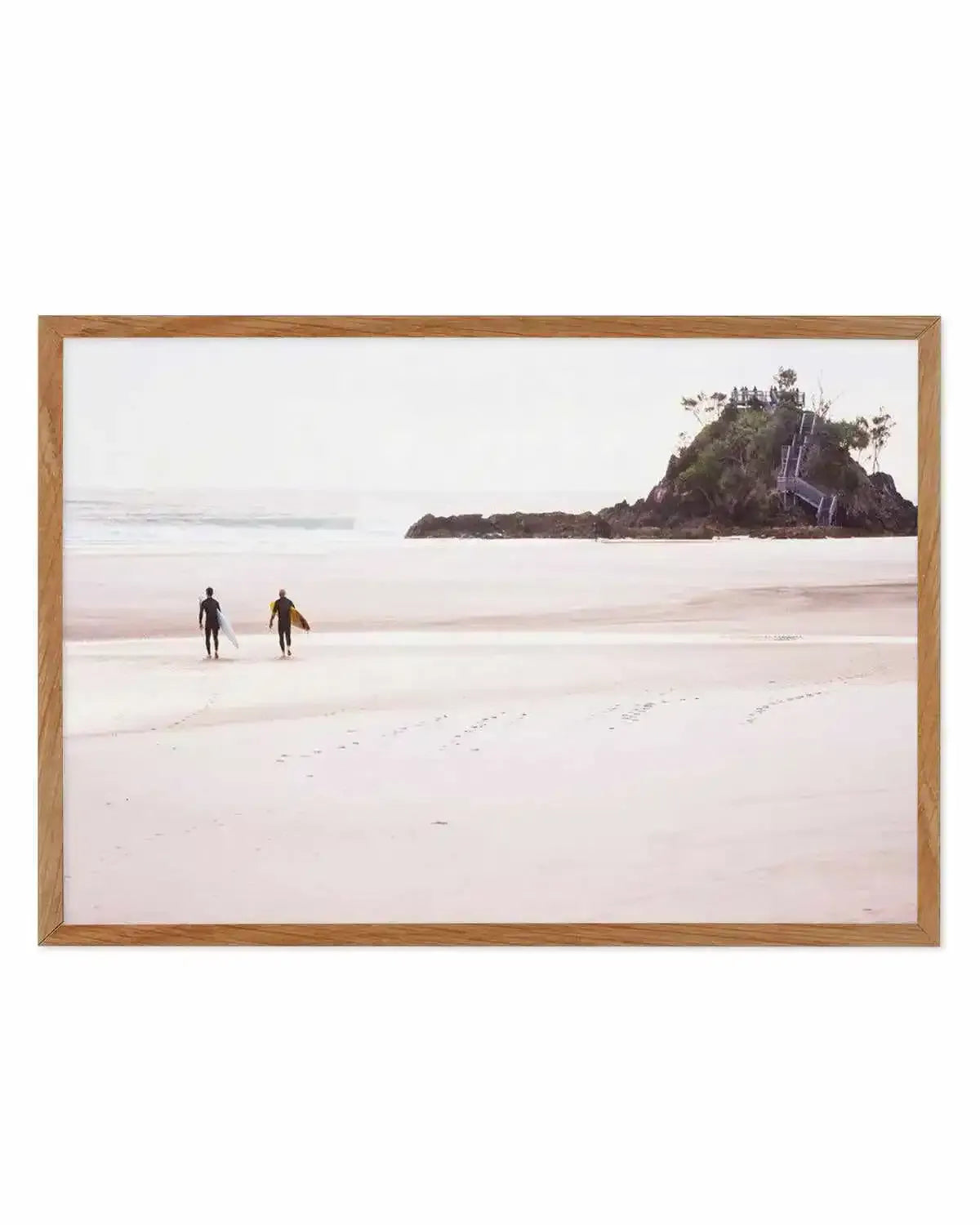 Footprints in the Sand, The Pass Art Print from Olive et Oriel where you can shop wallpaper and artworks online