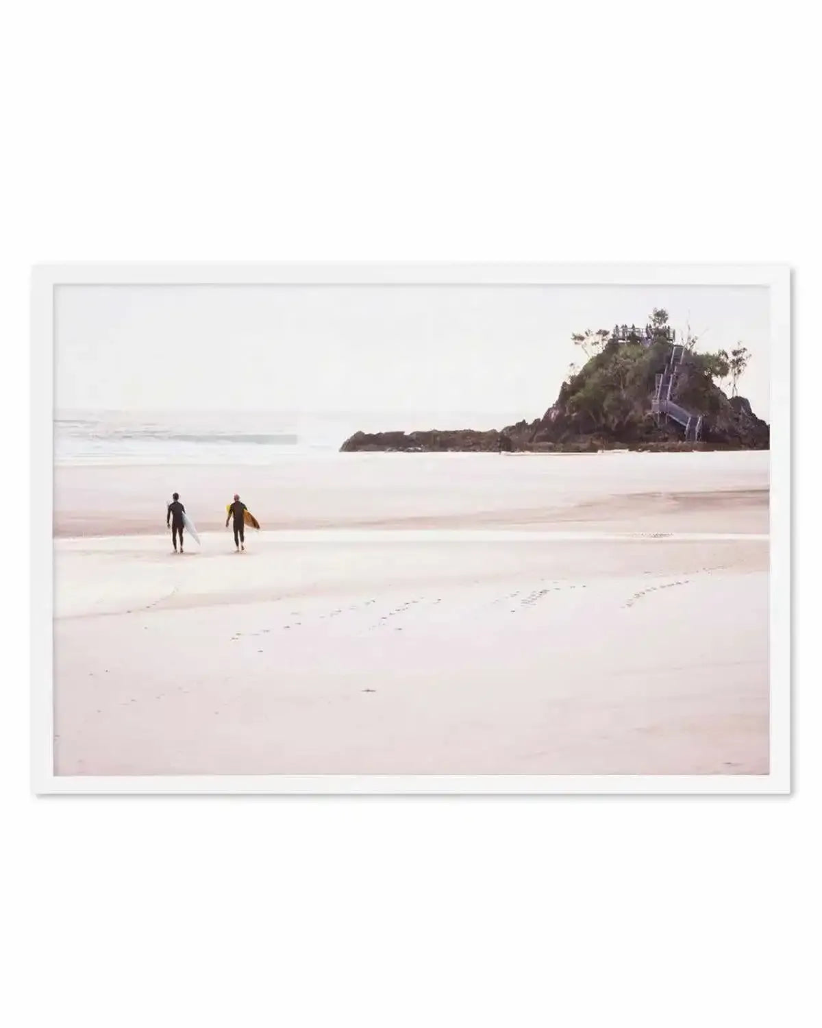 Footprints in the Sand, The Pass Art Print from Olive et Oriel where you can shop wallpaper and artworks online