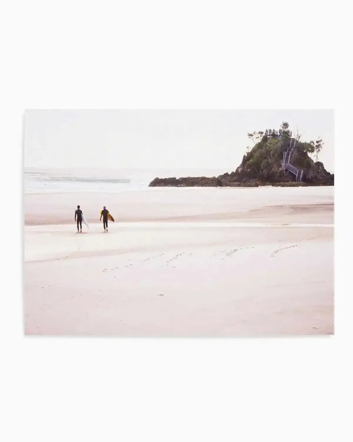 Footprints in the Sand, The Pass Art Print from Olive et Oriel where you can shop wallpaper and artworks online