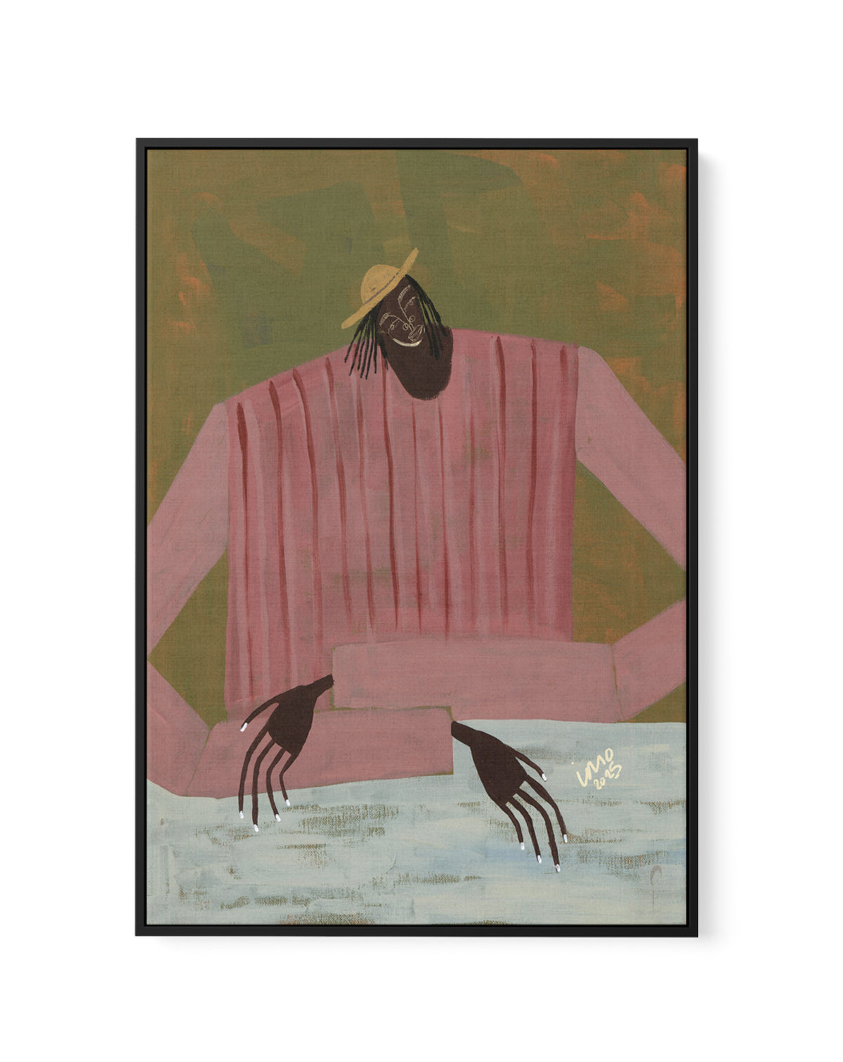 For Now I Don't Know by Studio IMO | Framed Canvas Art Print