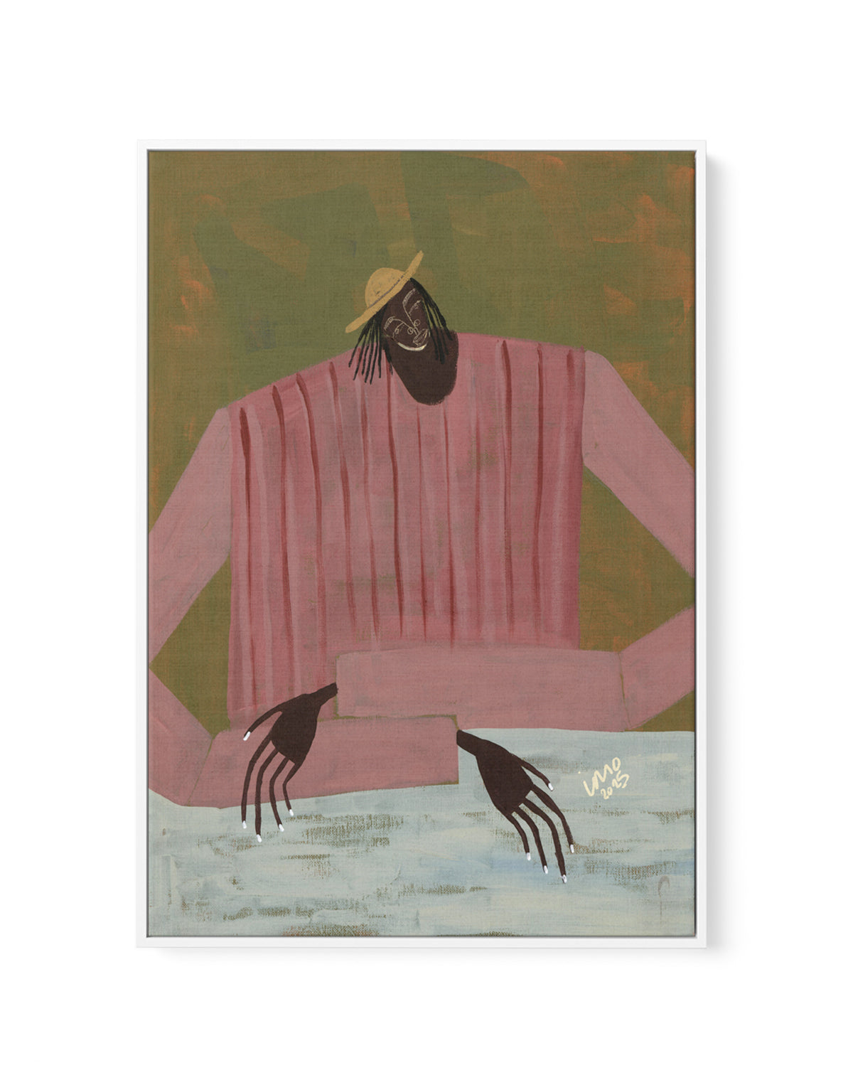 For Now I Don't Know by Studio IMO | Framed Canvas Art Print