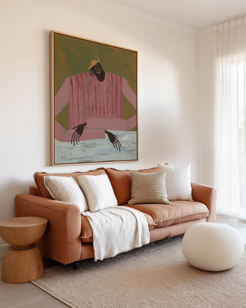 For Now I Don't Know by Studio IMO | Framed Canvas Art Print