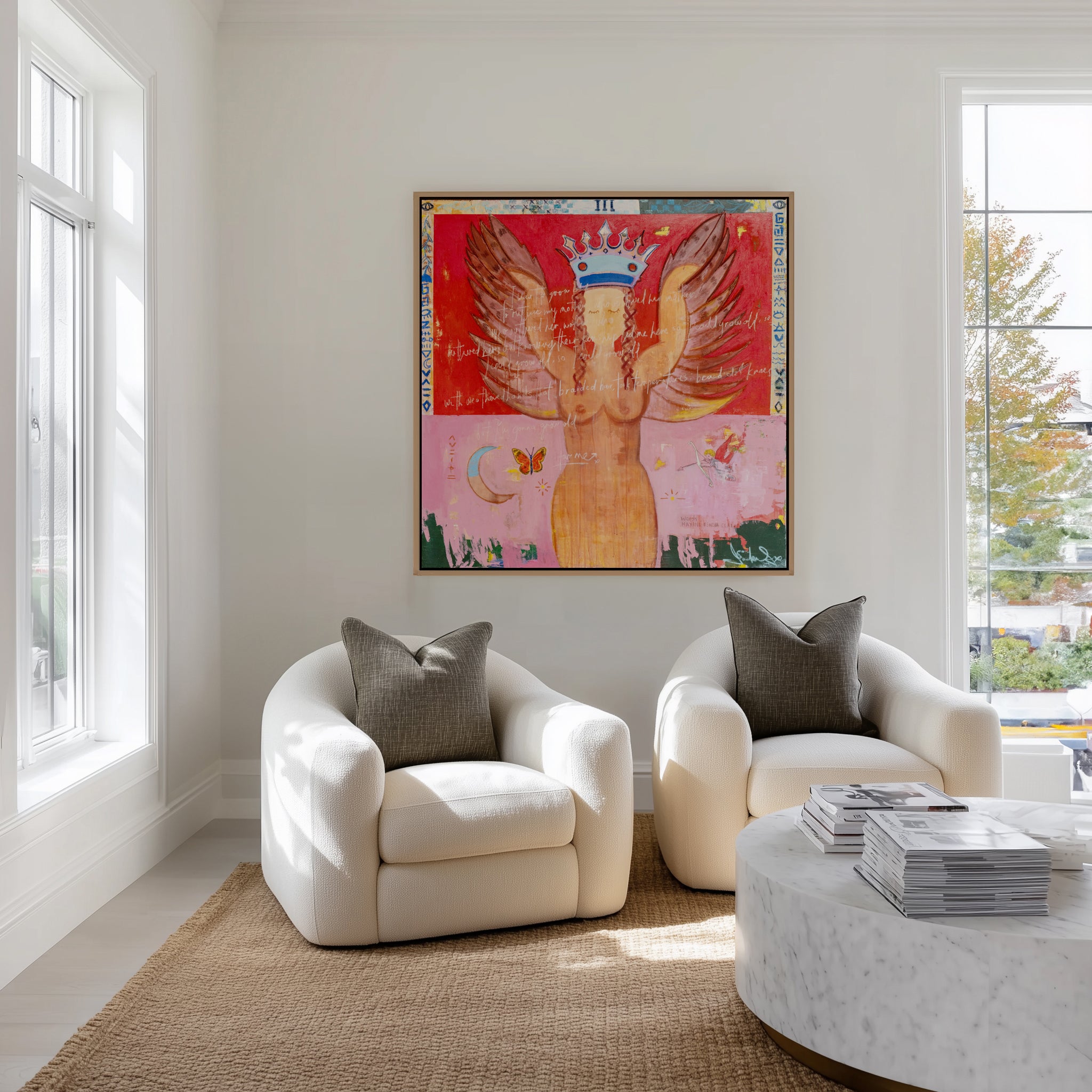 For Me by Jackie Green | Framed Canvas Art Print