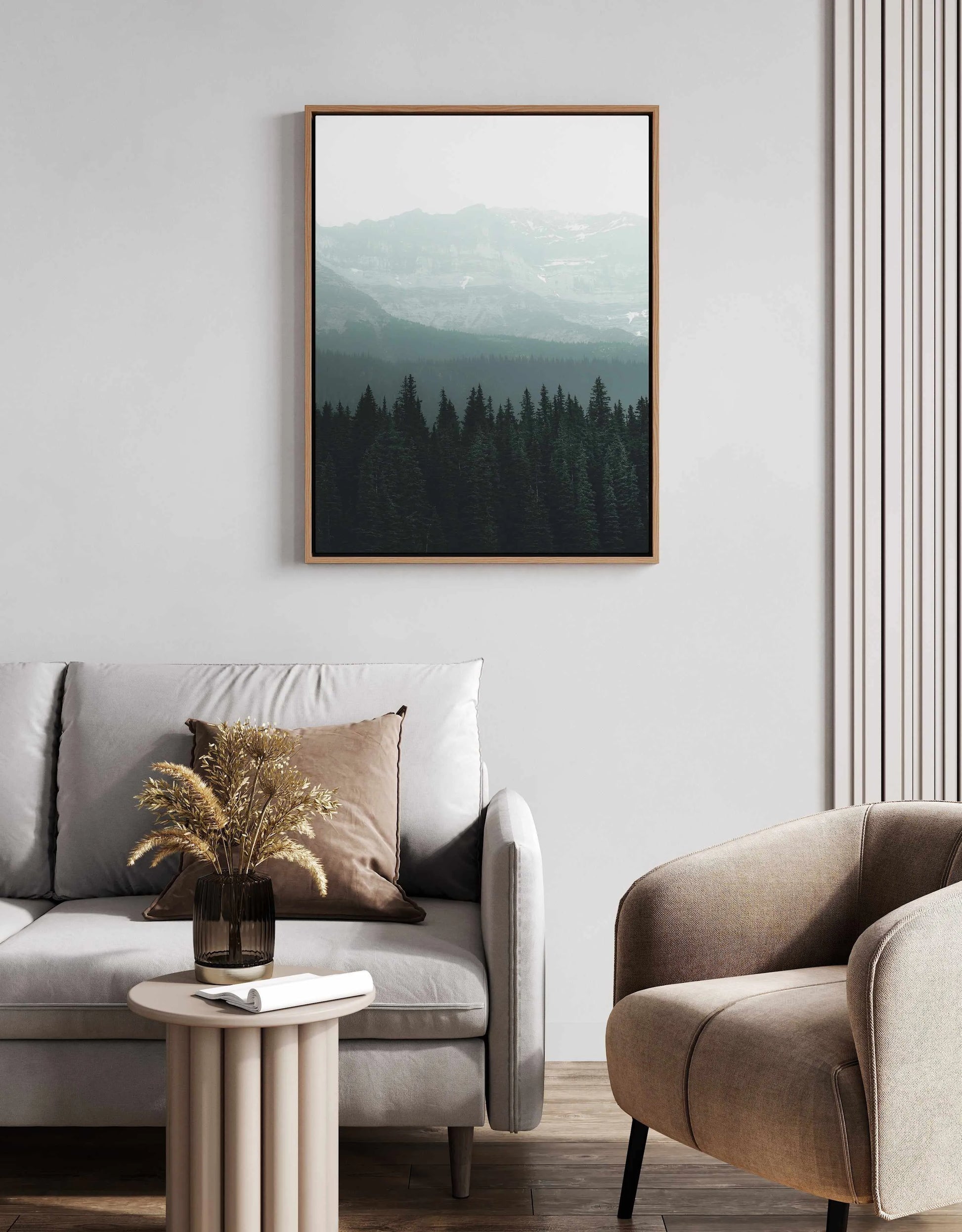 Forest by Kalen X | Framed Canvas Art Print from Olive et Oriel where you can shop wallpaper and artworks online