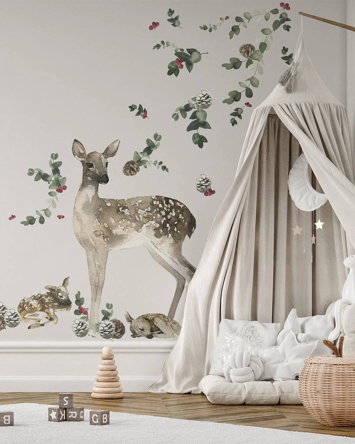 Forest Family Decal Set from Olive et Oriel where you can shop wallpaper and artworks online