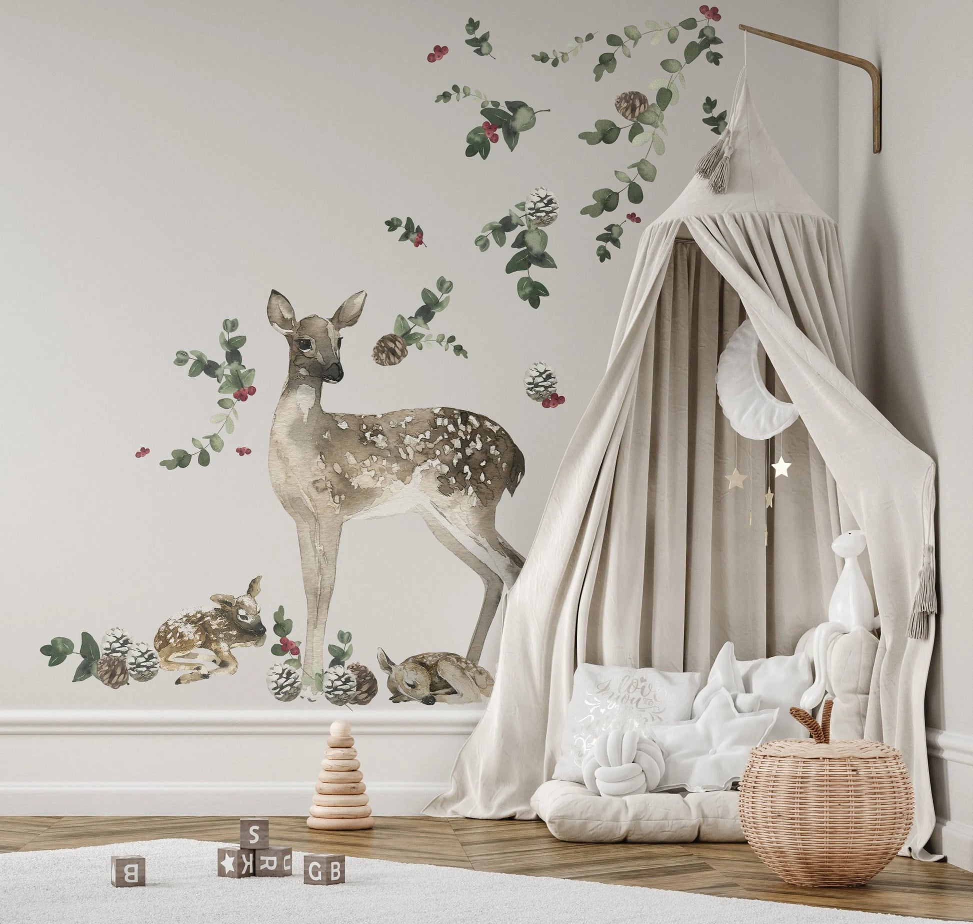 Forest Family Decal Set from Olive et Oriel where you can shop wallpaper and artworks online