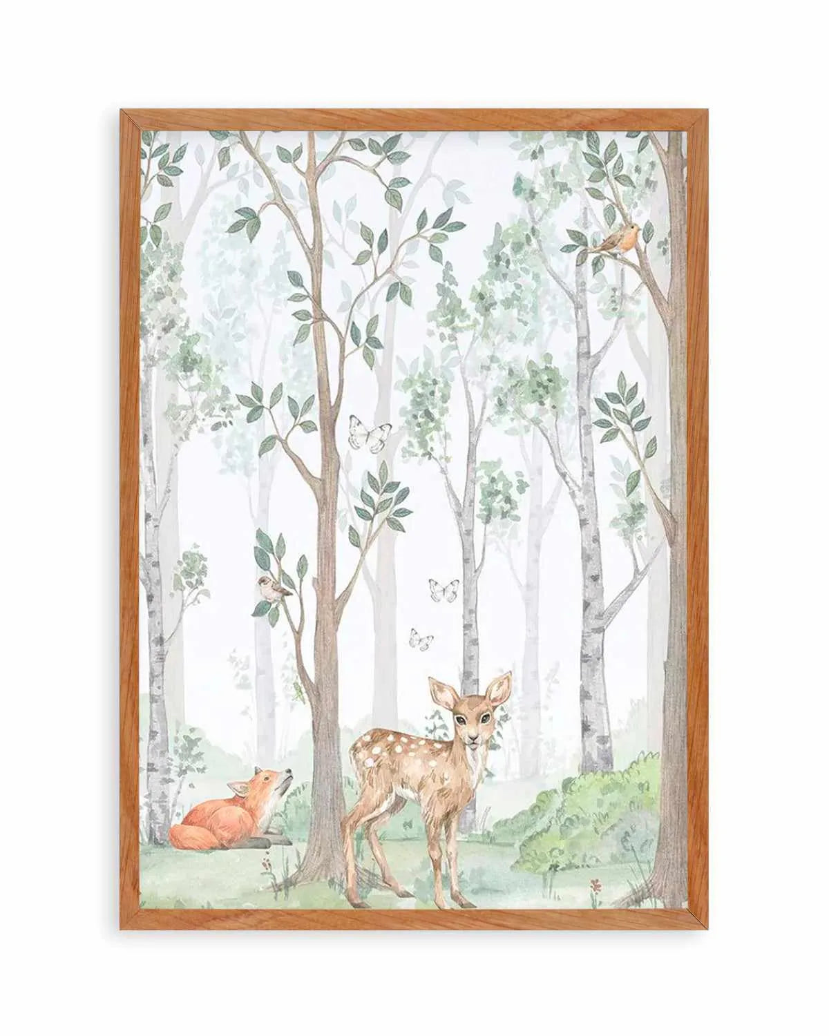 Forest Friends I Art Print from Olive et Oriel where you can shop wallpaper and artworks online