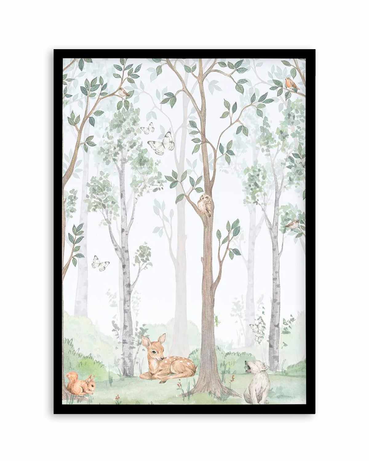 Forest Friends II Art Print