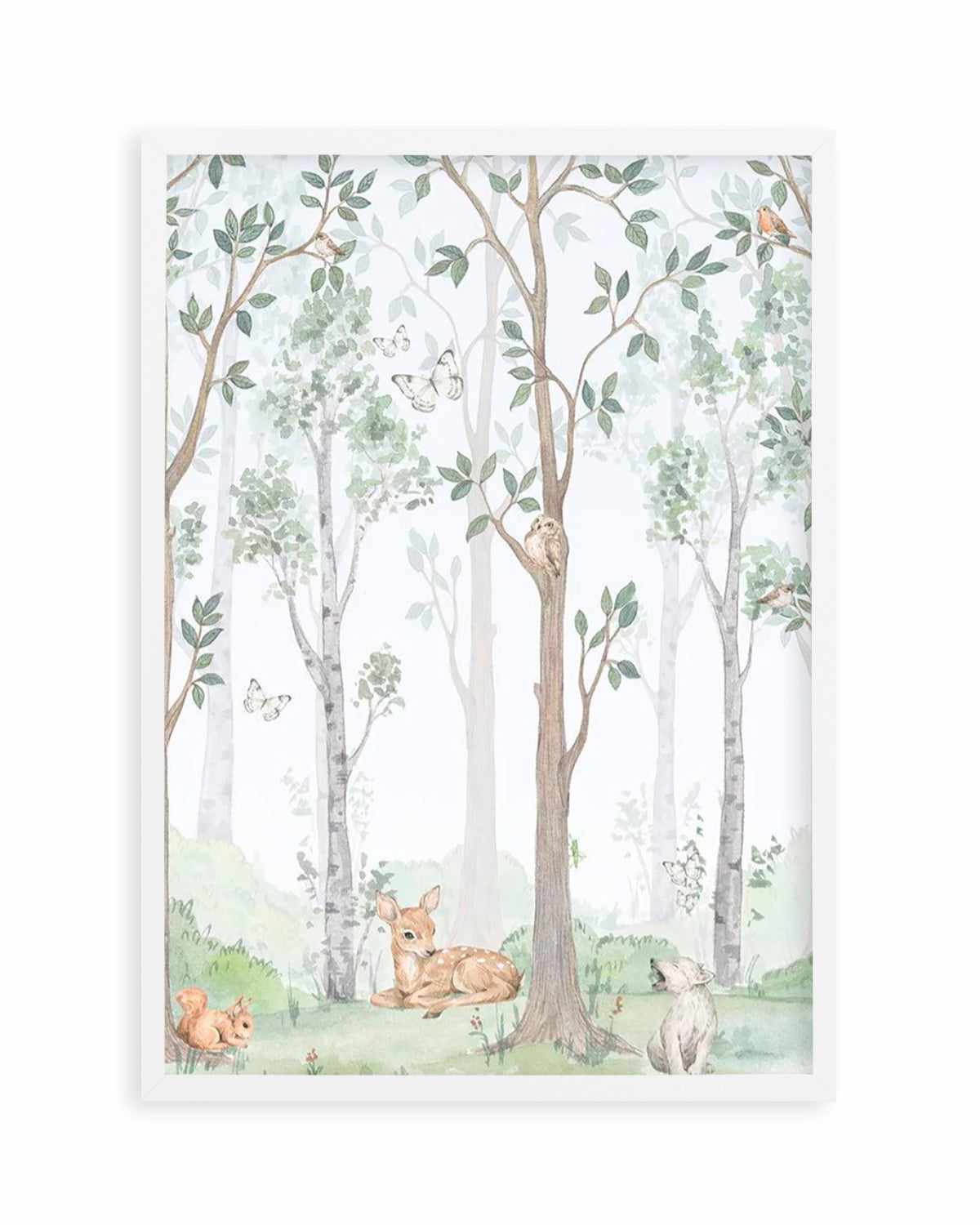 Forest Friends II Art Print