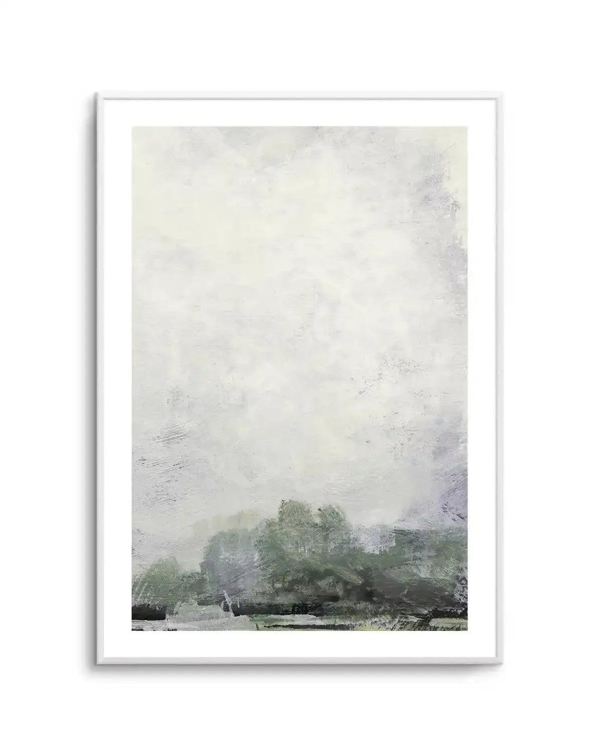 Forest II by Dan Hobday Art Print-PRINT-Order sage mint green framed abstract painting wall art prints online with Olive et Oriel Australia