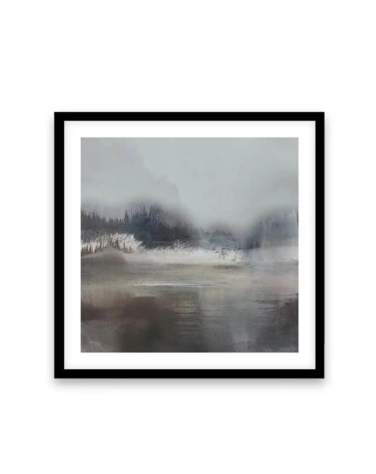 Forest Lake by Dan Hobday SQ Art Print-PRINT-Olive et Oriel-Dan Hobday-70x70 cm | 27.5" x 27.5"-Black-With White Border-Buy-Australian-Art-Prints-Online-with-Olive-et-Oriel-Your-Artwork-Specialists-Austrailia-Decorate-With-Coastal-Photo-Wall-Art-Prints-From-Our-Beach-House-Artwork-Collection-Fine-Poster-and-Framed-Artwork