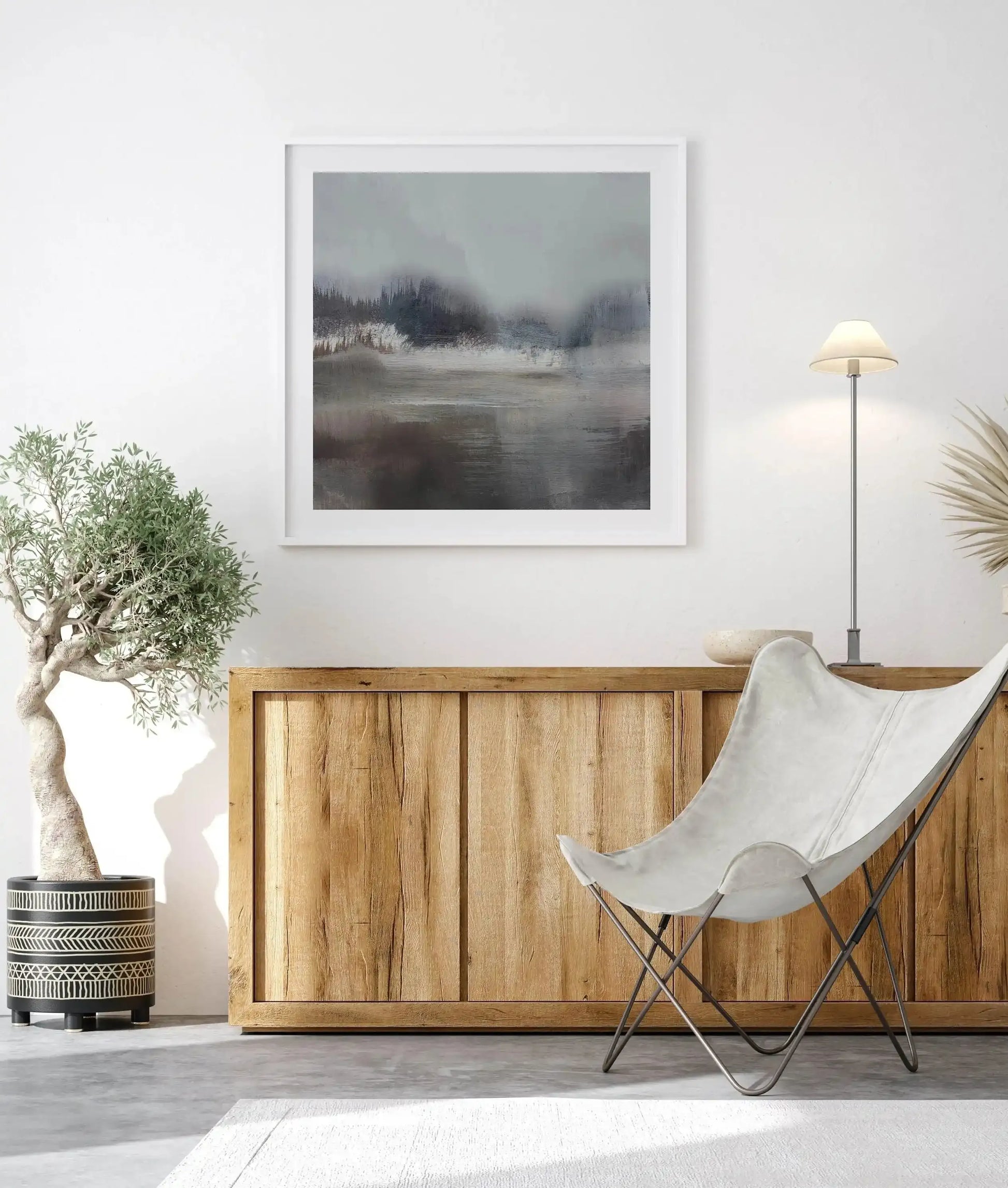 Forest Lake by Dan Hobday SQ Art Print-PRINT-Olive et Oriel-Dan Hobday-Buy-Australian-Art-Prints-Online-with-Olive-et-Oriel-Your-Artwork-Specialists-Austrailia-Decorate-With-Coastal-Photo-Wall-Art-Prints-From-Our-Beach-House-Artwork-Collection-Fine-Poster-and-Framed-Artwork