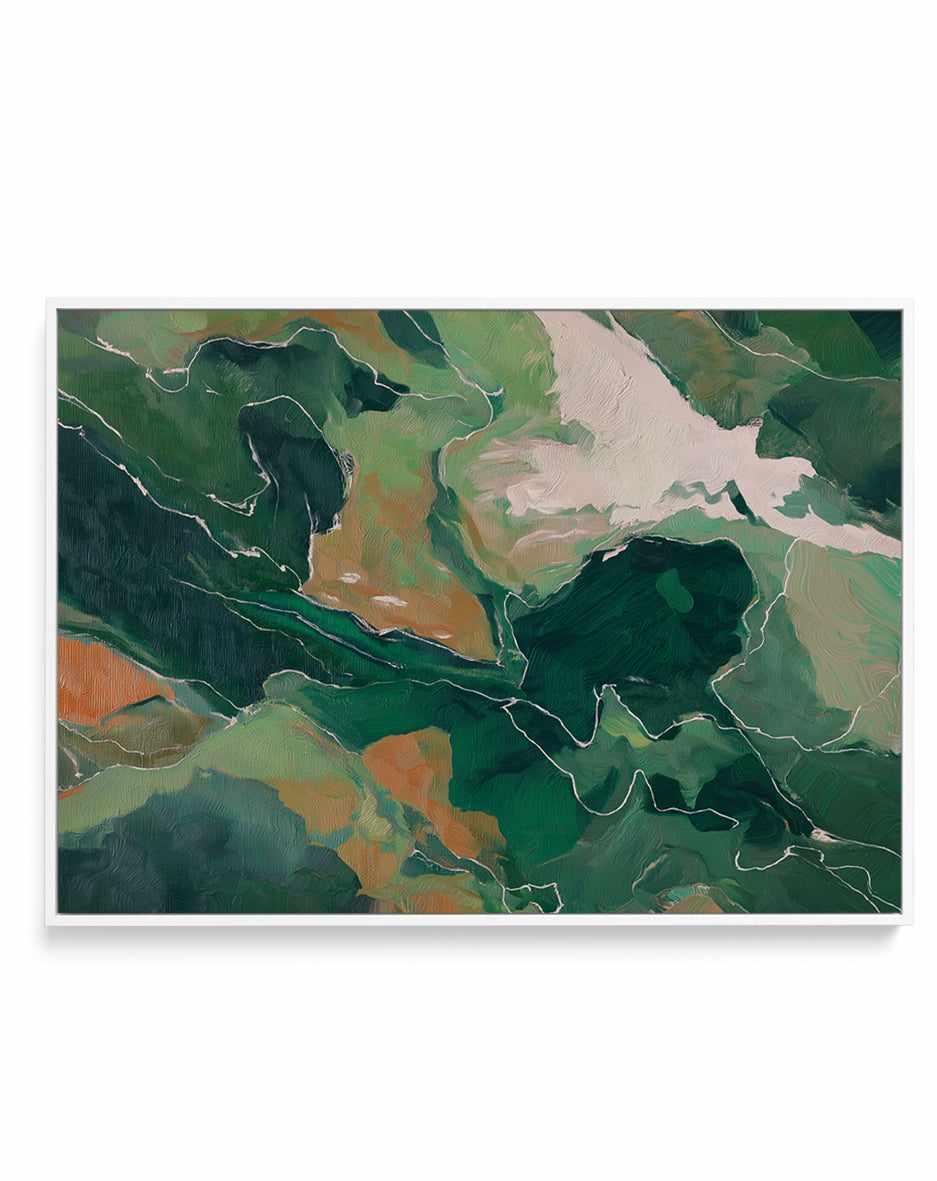 Forest Vein I Framed Canvas Art Print — framed canvas wall art Australia in room setting