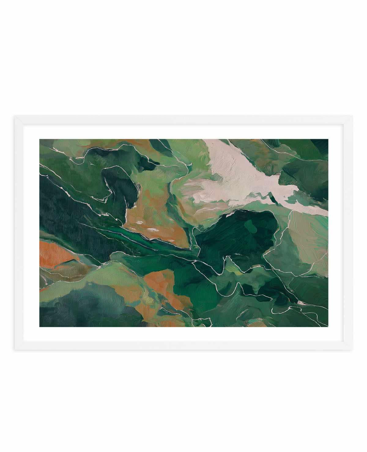 Forest Vein I Art Print — art print Australia with border