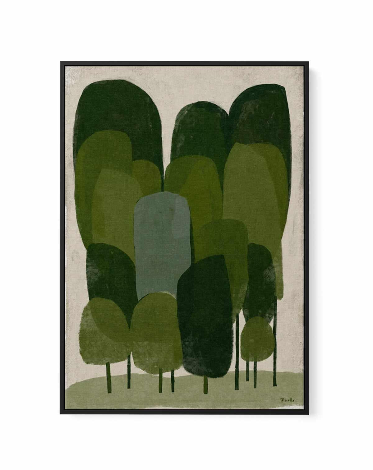 Forest by Marco Marella | Framed Canvas Art Print from Olive et Oriel where you can shop wallpaper and artworks online