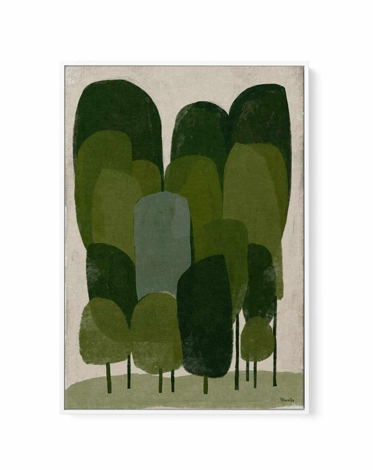 Forest by Marco Marella | Framed Canvas Art Print from Olive et Oriel where you can shop wallpaper and artworks online