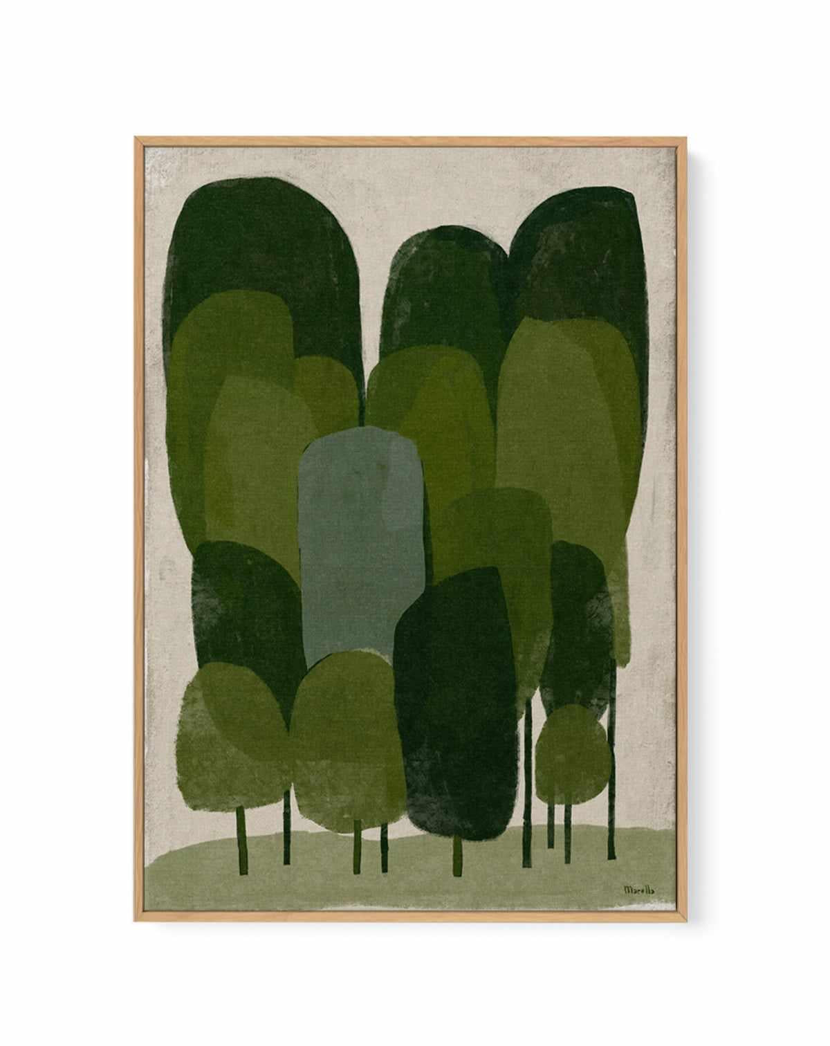 Forest by Marco Marella | Framed Canvas Art Print from Olive et Oriel where you can shop wallpaper and artworks online