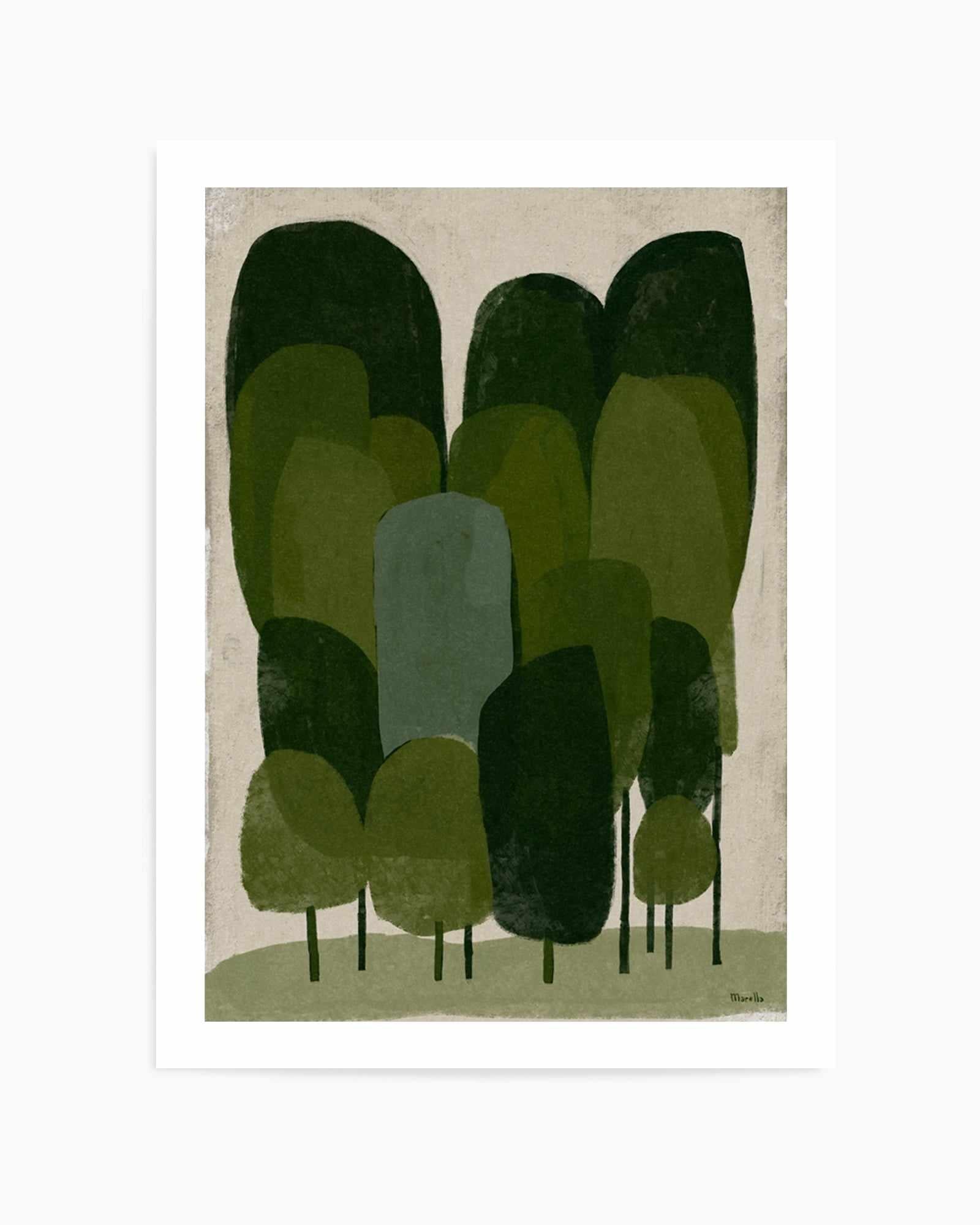 Forest by Marco Marella | Art Print from Olive et Oriel where you can shop wallpaper and artworks online